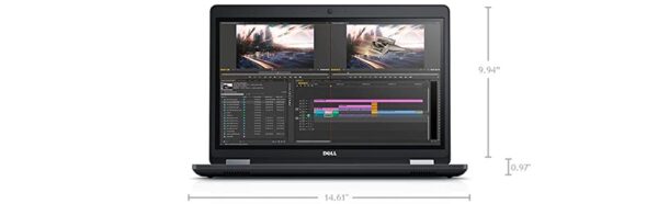 لپ تاپ استوک Dell Precision 3510 i7-6820HQ 16GB-DDR4 256GB-SSD Graphic-2GB - Image 4